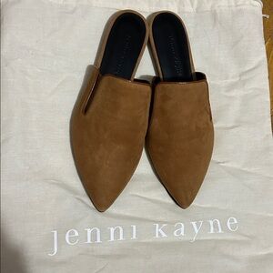 New Jenni Kayne Tan/Brown Suede Mules - 38